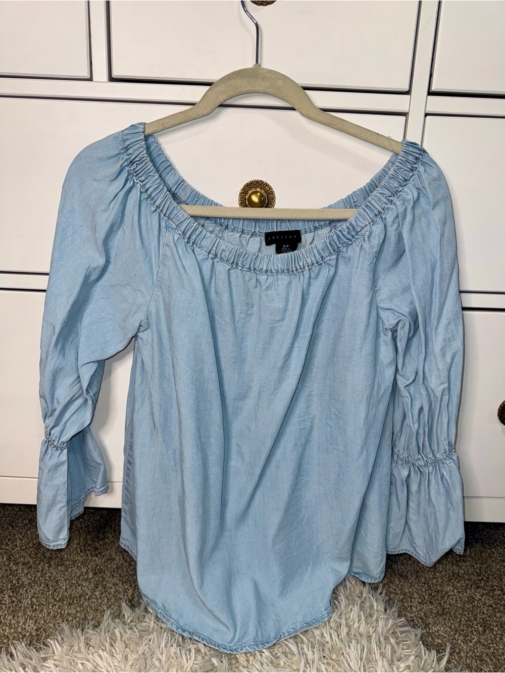 Sanctuary — Charlotte Off-Shoulder Top in Sun-bleached - Picture 6 of 10
